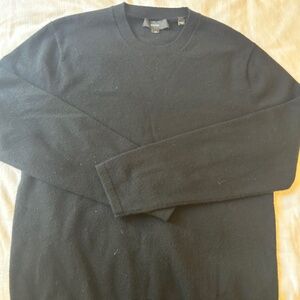 Vince Black Cashmere Crew Neck Sweater L | Classic Men’s Luxury Pullover